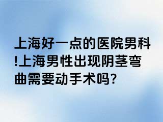 上海好一点的医院男科!上海男性出现阴茎弯曲需要动手术吗?