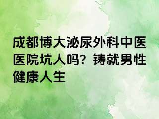 成都博大泌尿外科中医医院坑人吗？铸就男性健康人生
