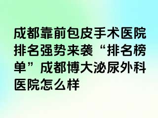 成都靠前包皮手术医院排名强势来袭“排名榜单”成都博大泌尿外科医院怎么样